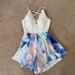 LF Multi-Colored Romper